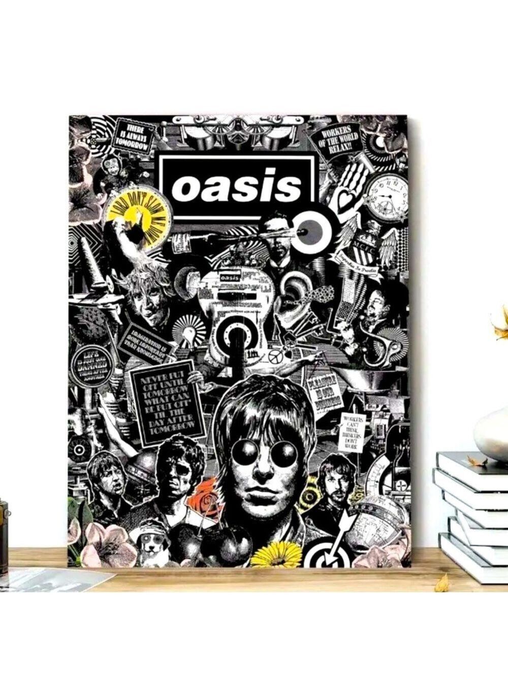Oasis Collage Canvas Print Wall Art